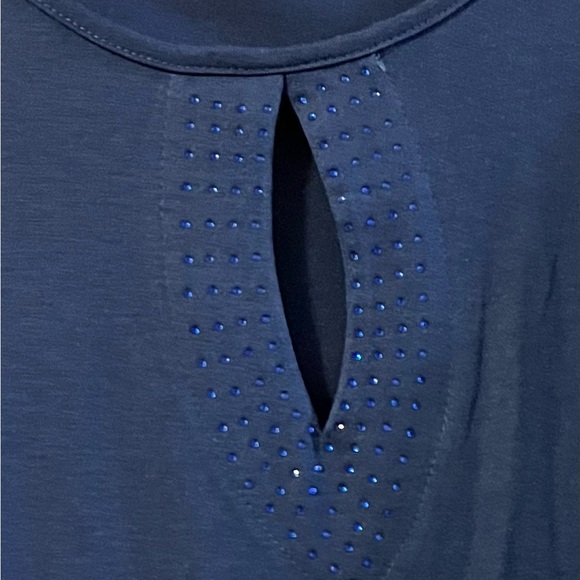 🆕 ASHLEY STEWART ROYAL BLOUSE (18/20) - Picture 3 of 5